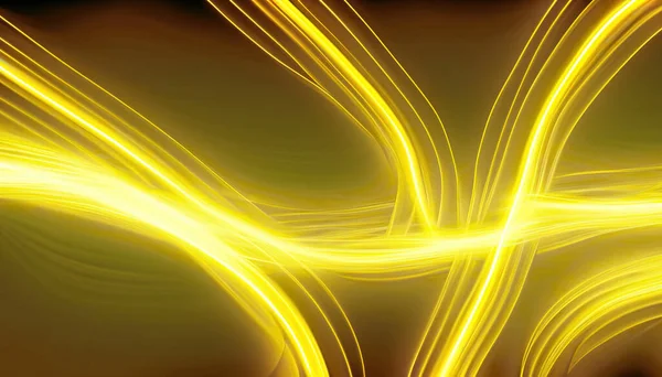 soyut arkaplan, neon ışığı, lazer gösterisi, itki, dengeleyici şema, ultraviyole spektrum, titreşim güç hatları, kuantum enerji itici gücü, sarı parlak dinamik çizgiler