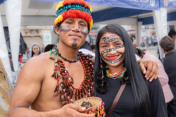 Puyo Ecuador Marzo 2023 Feria Artesanal Provincia Pastaza Par Indígenas —  Fotos de Stock