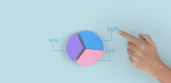 Business Conectarea Cuburi Diagramă Într Mână — Fotografie, imagine de stoc