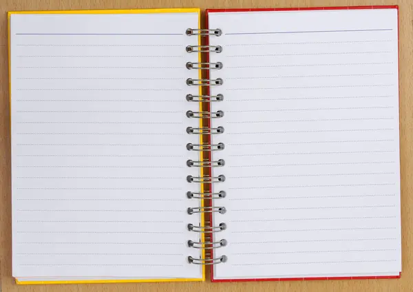 Notebook Papier Educatieve Ideeën Stockfoto