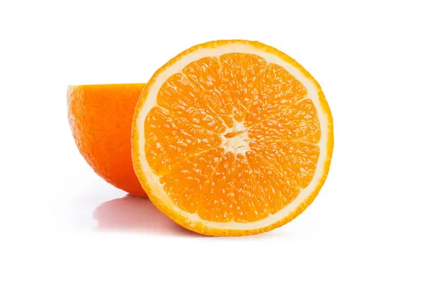 Oranžové Izolované Bílém Pozadí Stock Fotografie