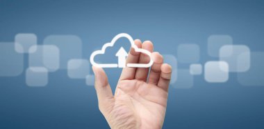 Dokunmatik ekran arayüzü sosyal ağ yapısına elle bas