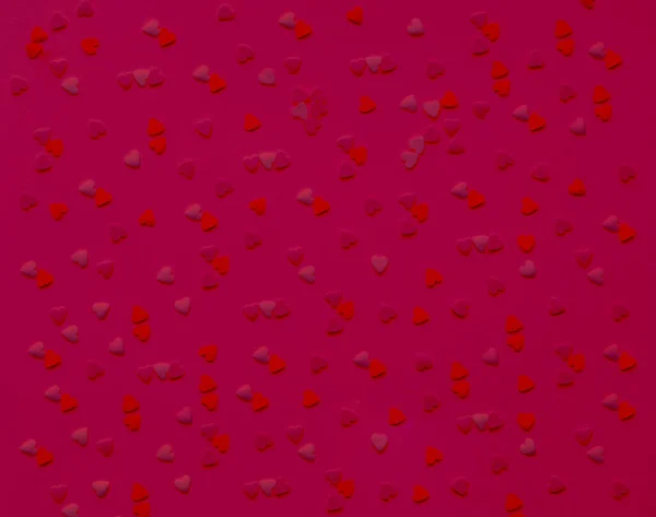Vzor Srdcí Odstínech Purpurové Barva Roku2023 Slavnostní Šablona Blahopřání — Stock fotografie