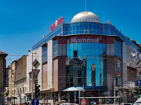 stock image Mammut shopping center building in the center of Budapest