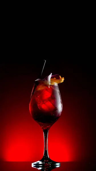 Refrescantes Cócteles Colores Están Bar Club Vida Alcohol — Foto de Stock