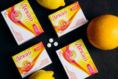 Bağışıklığı arttırmak için bir paket vitamin. Hastalık önleme