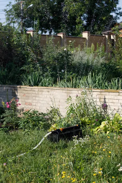 Yazın bahçeyi sulama sistemi