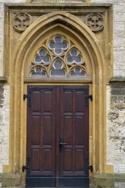 Ancient Church Door Germany High Quality Photo — Stock Photo, Image