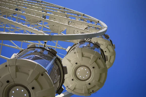 stock image Ferris Wheel Over Blue Sky. High quality photo