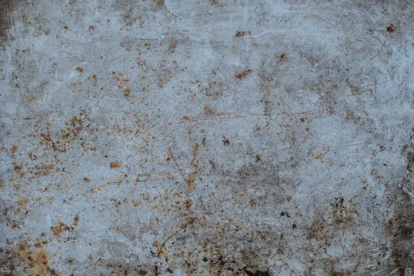 Глиняный Металлический Фон Текстура Царапинами Трещинами Крупный План Вид Сверху — стоковое фото