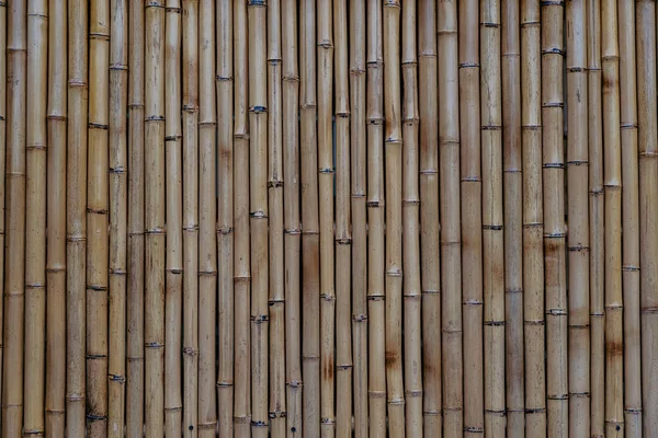 Bambusowe Ogrodzenie Lub Ściana Tekstury Tła Projektowania Wnętrz Lub Zewnątrz — Zdjęcie stockowe