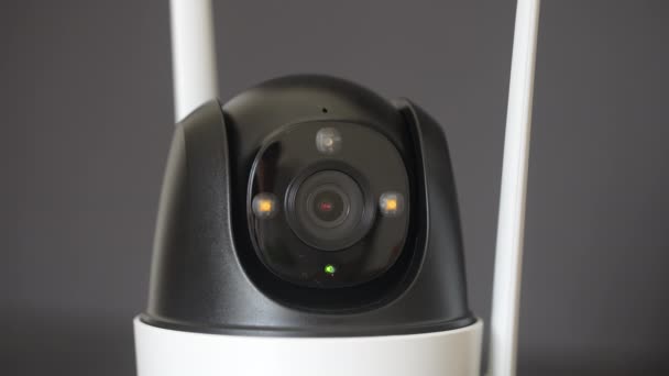Close Home Security Camera 360 Background Cctv Security Camera Technologies — Wideo stockowe