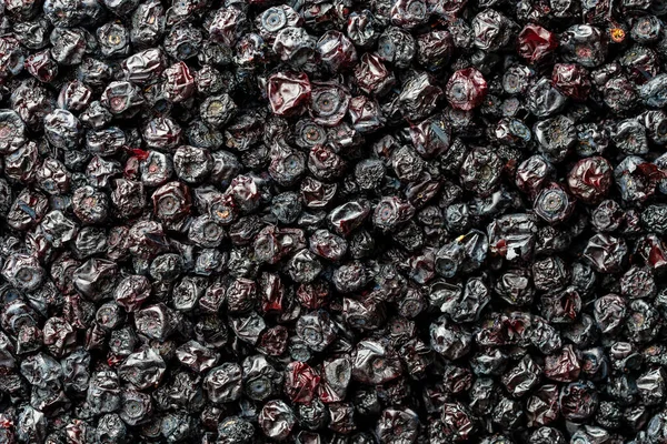 Dry Wild Blueberry Background Close Top View Macro Way Preserve — Stock Photo, Image