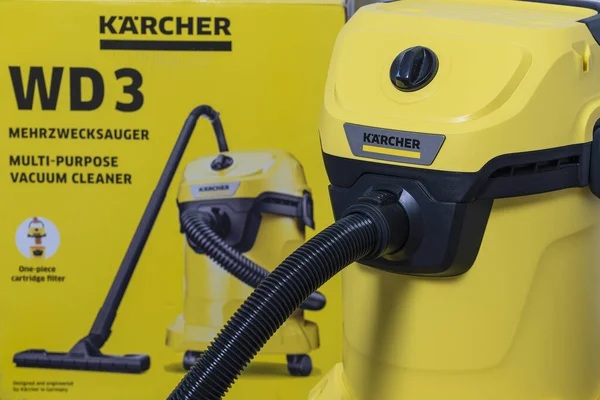 Kyiv Ukraine Jan 2023 Karcher Wet Dry Vacuum Cleaner Yellow — Stock Photo, Image