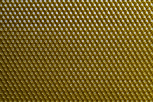 Фоновая Текстура Рисунок Секции Вощеной Соты Пчелиного Улья Наполнения Медом Стоковое Фото
