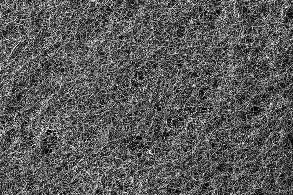 Tmavé Abstraktní Pozadí Vzor Propletených Vlasů Vláken Nanovláken Sponge Detail — Stock fotografie