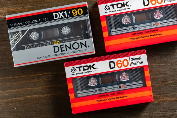 Kyiv Ukraine March 2024 Tdk Denon Dx1 Old Vintage Audio — Stock Photo, Image
