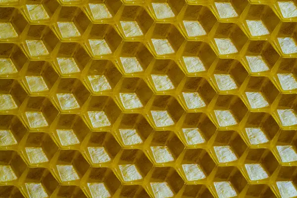 Baggrund Tekstur Mønster Sektion Voshchina Voks Honeycomb Fra Hive Til - Stock-foto