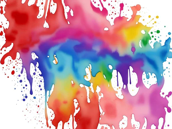 Watercolor Ink Splash Background Image Hand Painted Watercolor Background Illustration — Stock Photo, Image