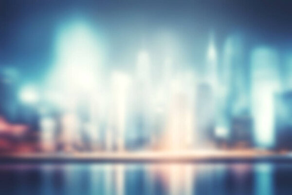 Blur image of modern cityscpae background, Light blurred background for use. blur city background.