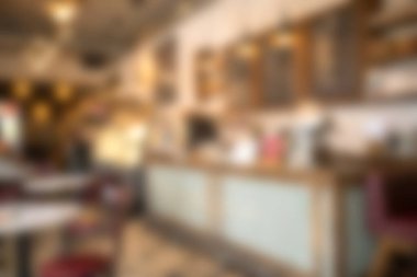 Bulanık arkaplan ile restoranın soyut arka planı