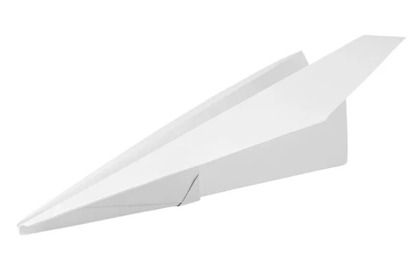 Toy Paper Plane White Background — Stock Photo, Image