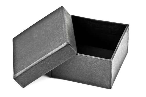 Black Box White Background — Stock Photo, Image