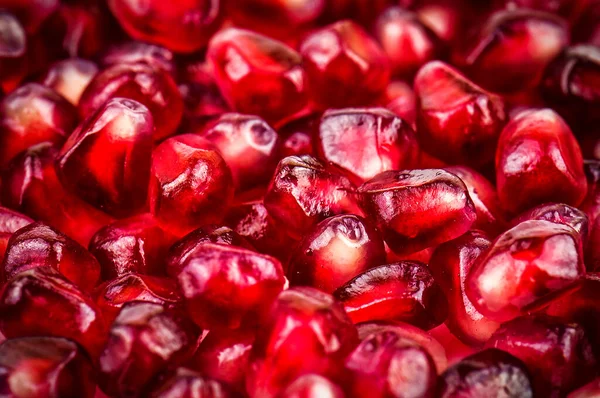 Sweet Juicy Garnet Grains Texture — Stock Photo, Image