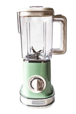 Beyaz arka plan üzerinde izole vintage blender