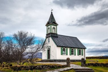 Thingvellir Kirkja Kilisesi, Thingvellir Ulusal Parkı, İzlanda