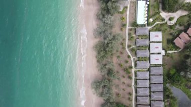 Koh Lanta 'nın güzel sahil manzarası, Krabi Eyaleti, Tayland, Asya