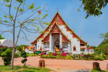 Phra Mongkhon Bophit Tapınağı Phra Nakhon Si Ayutthaya, Tayland, 