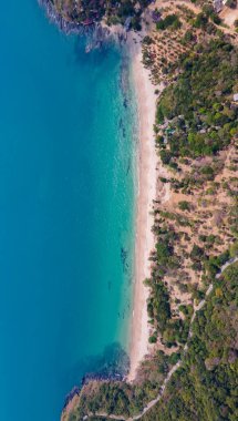  Koh Lanta 'daki Maiphai Körfezi Güzel Sahili, ya da Krabi Eyaleti' ndeki Lanta Adası, Tayland, Asya