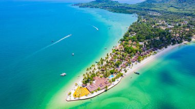  Güney Tayland, Trang 'daki Koh Mook adası manzarası