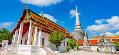 Wat Phra Mahathat Woramahawihan Nakhon Si Thammarat vilayeti, Güney Tayland Asya 'daki ünlü tapınak
