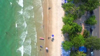 Mae Phim Sahili manzaralı Rayong Eyaleti, Doğu Tayland, Asya