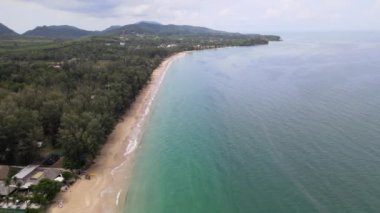 Lanta Adası veya Koh Lanta 'nın güzel sahil manzarası, Krabi Eyaleti, Güney Tayland, Asya