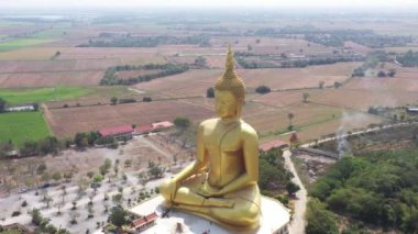 Wat Muang 'ın Büyük Altın Buda' sı, Ang Tanga Bölgesi, Tayland, Asya