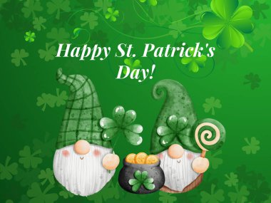 Happy St. Patricks Day Card clipart