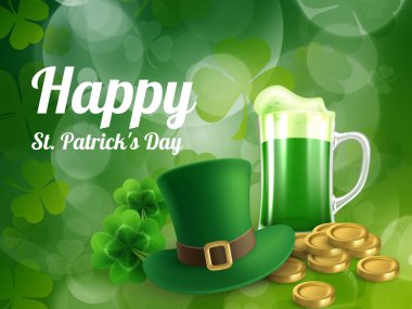 Happy St Patricks Günü kartı