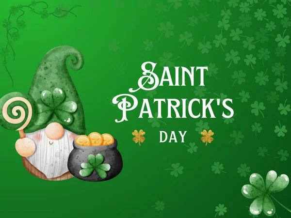Happy Patricks Day Card — Stockfoto