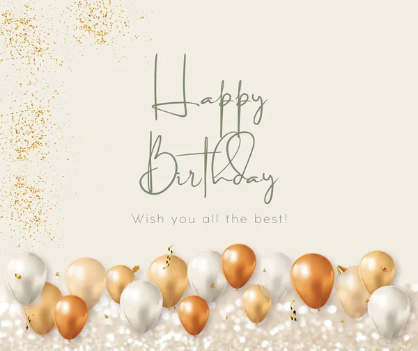 Happy Birthday Greeting Card — Stock Photo, Image