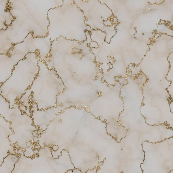 Marmeren Textur Voor Achtergrond Met Gouden Strepen — Stockfoto