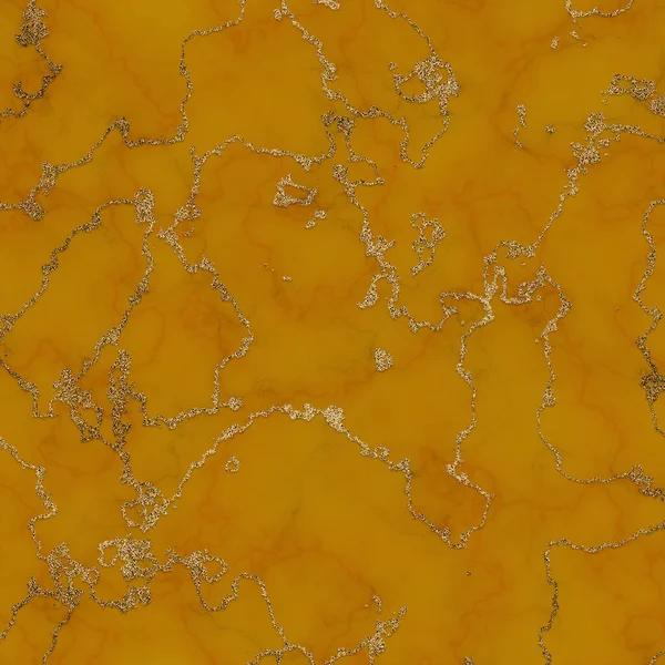 金色の縞模様の背景の大理石のテクスチャ — ストック写真
