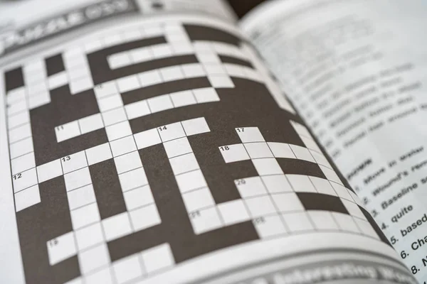 Kruiswoordraadsel Sudoku Puzzel Spel Hersenen Jonger Houden Voor Het Ontwikkelen — Stockfoto