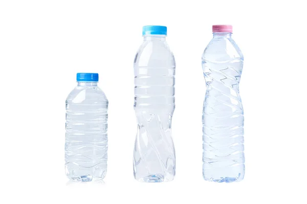 Пластиковая Бутылка Воды Изолированы Белом Фоне — стоковое фото