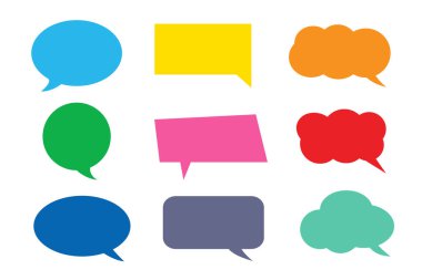 Beyaz arkaplan, vektör illüstrasyonunda çağrı simgeleri ayarlandı.