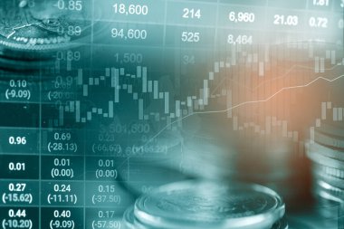Borsa yatırımları finansal, para ve grafik grafikleri veya kar finansmanı ticari eğilimi veri geçmişini analiz etmek için Forex.