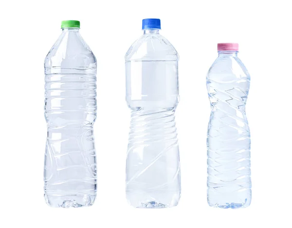 Plastic Water Bottle Isolated White Background — Stock Photo, Image