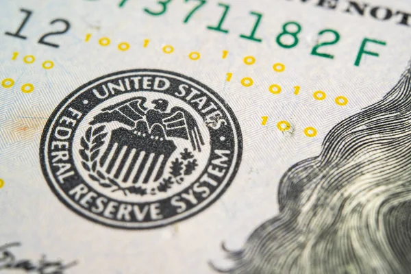 stock image FED The Federal Reserve System, the central banking system of the United States of America.